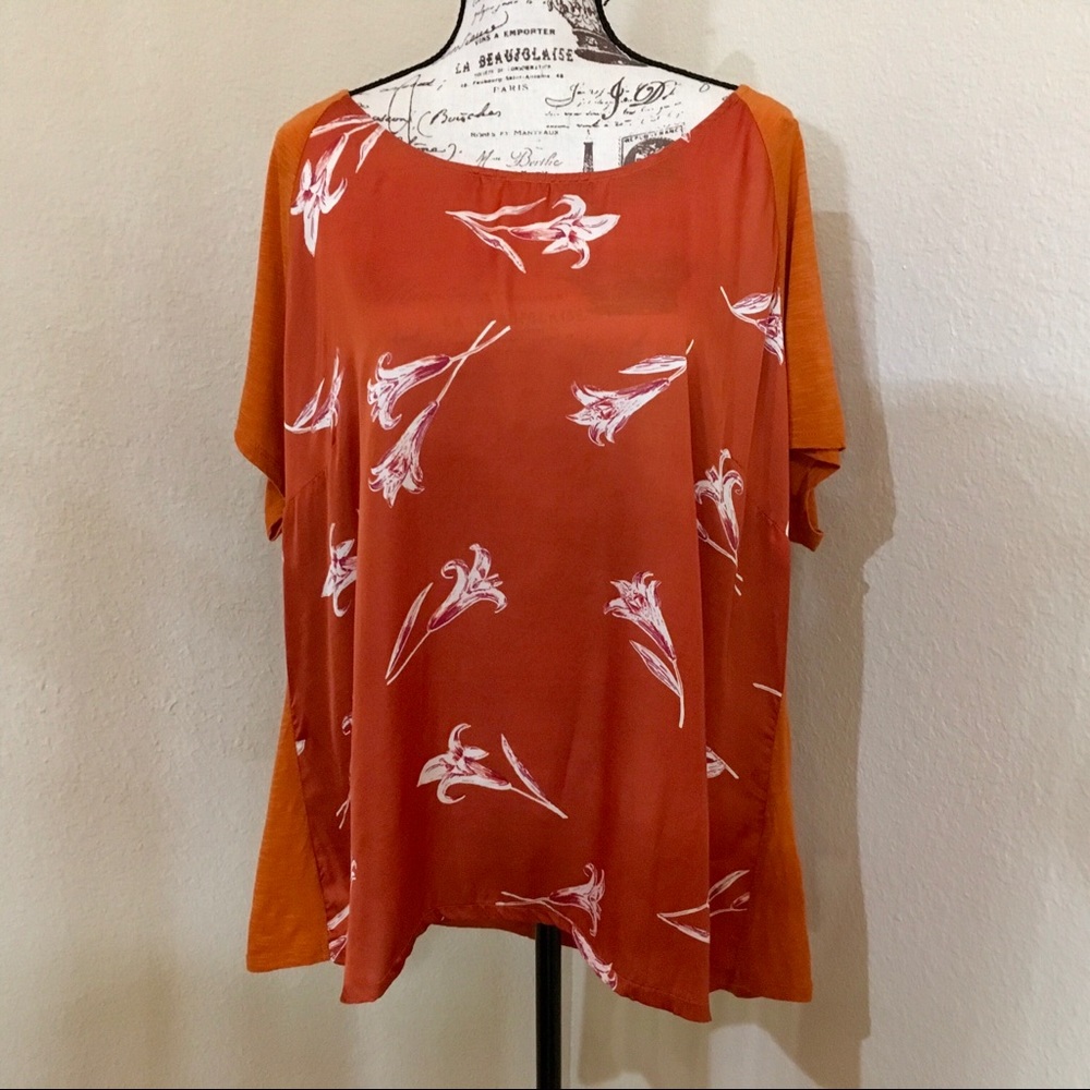 Lucky Brand Lily Floral Top